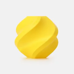 Bambu Lab PETG Basic Yellow filament sample