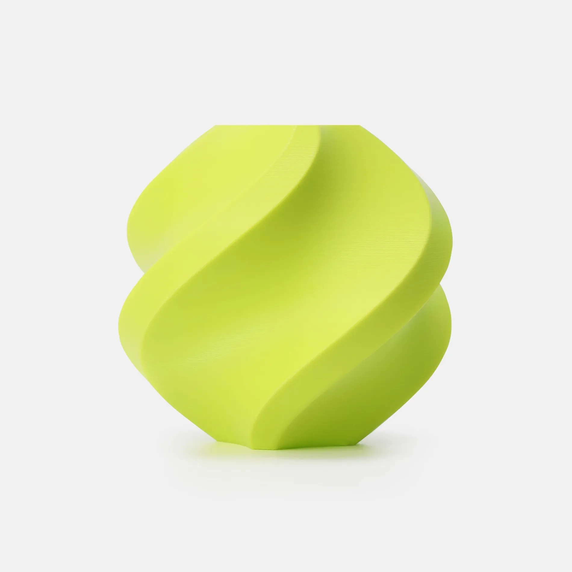 Bambu Lab PLA Basic Bright Green filament sample