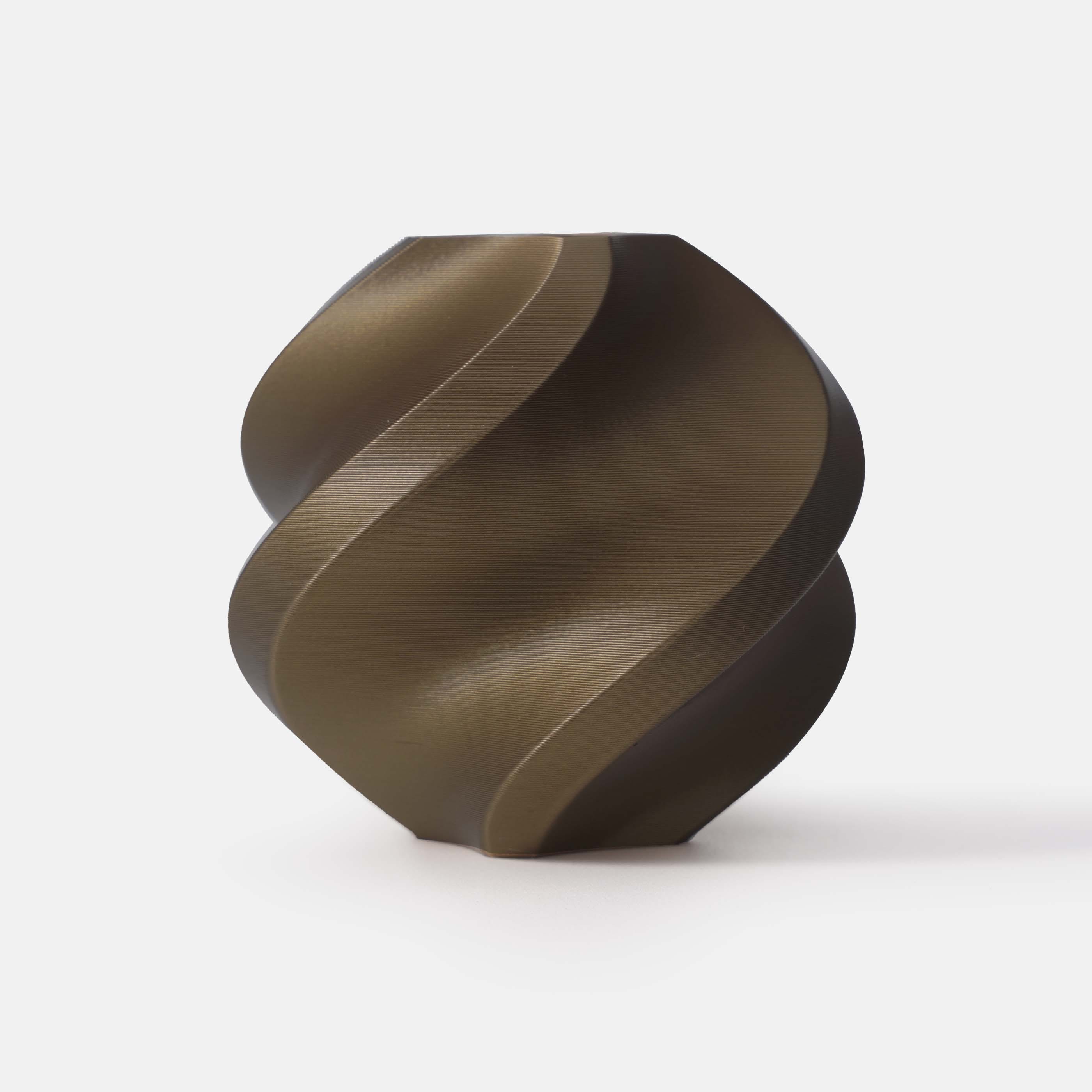 Bambu Lab PLA Basic Bronze filament sample