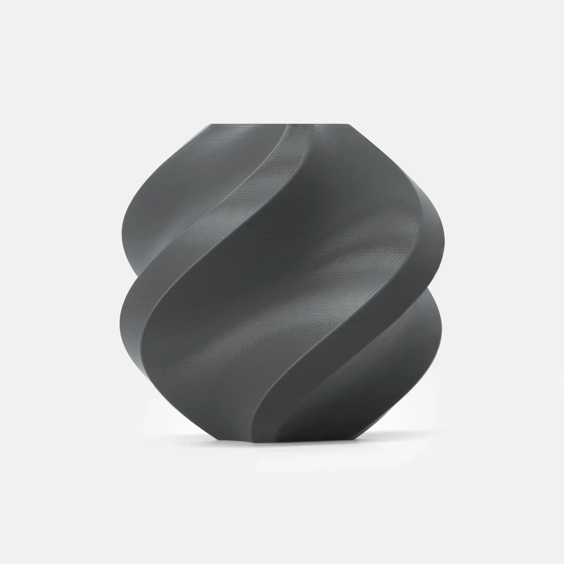 Bambu Lab PLA Basic Dark Gray filament sample