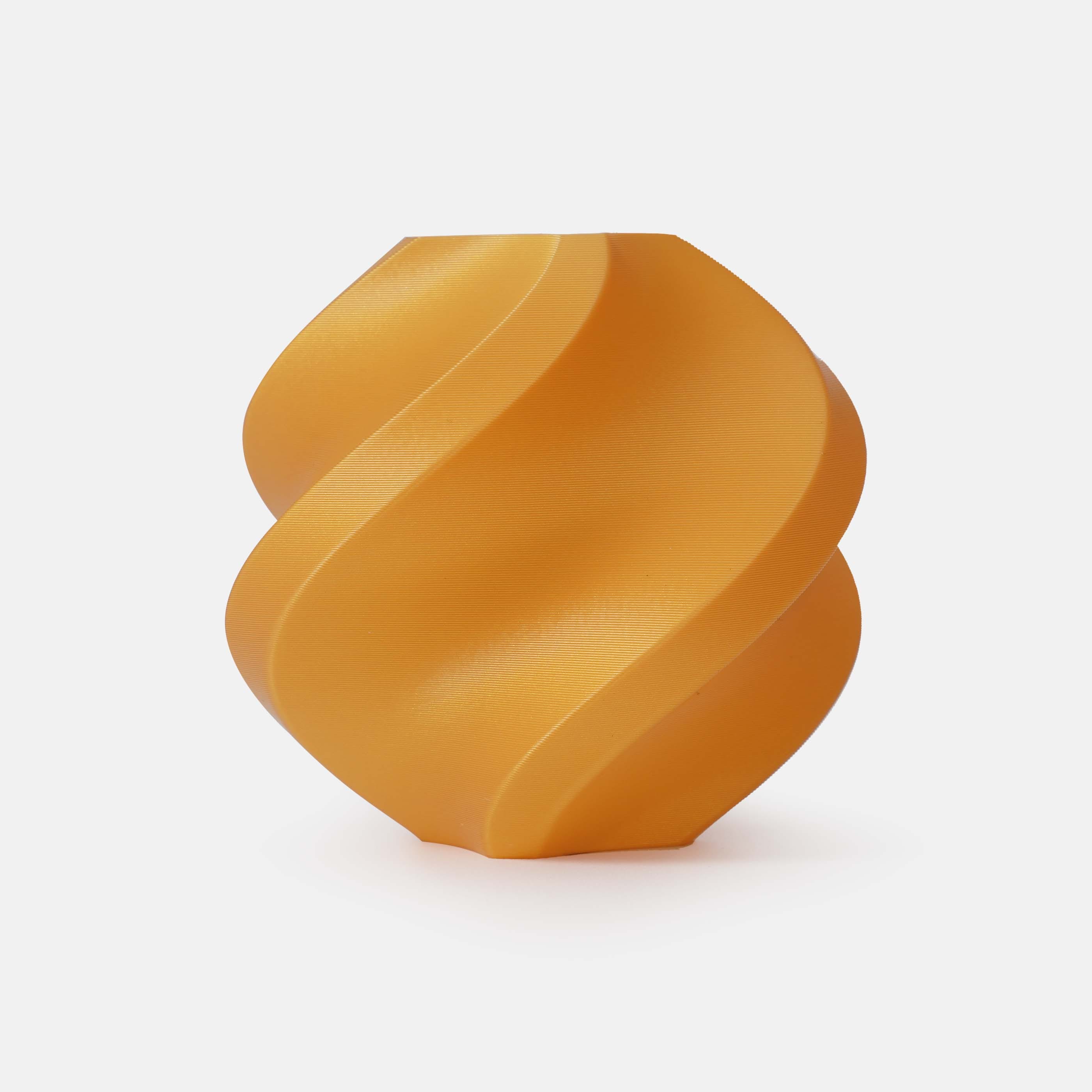 Bambu Lab PLA Basic Gold filament sample