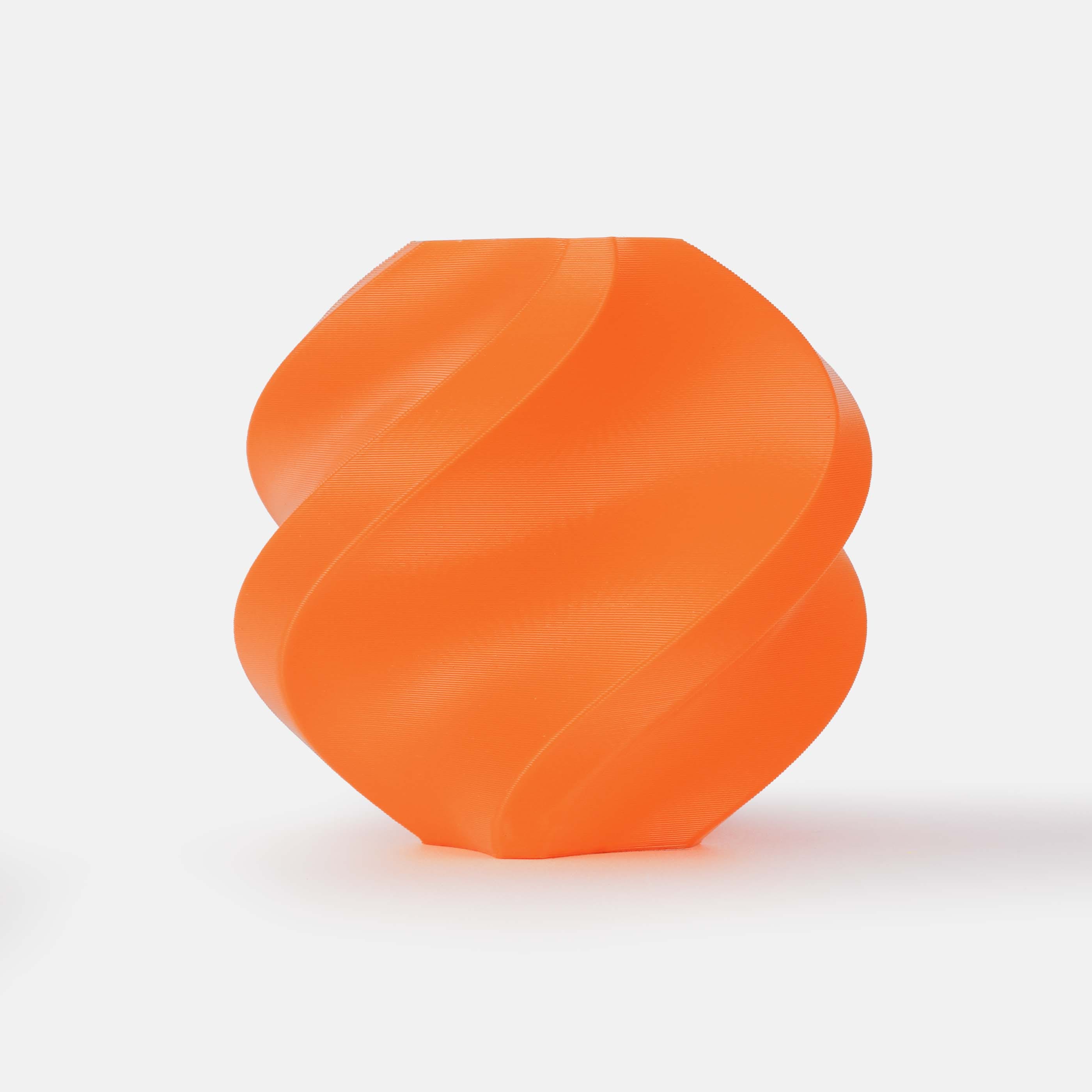 Bambu Lab PLA Basic Orange filament sample
