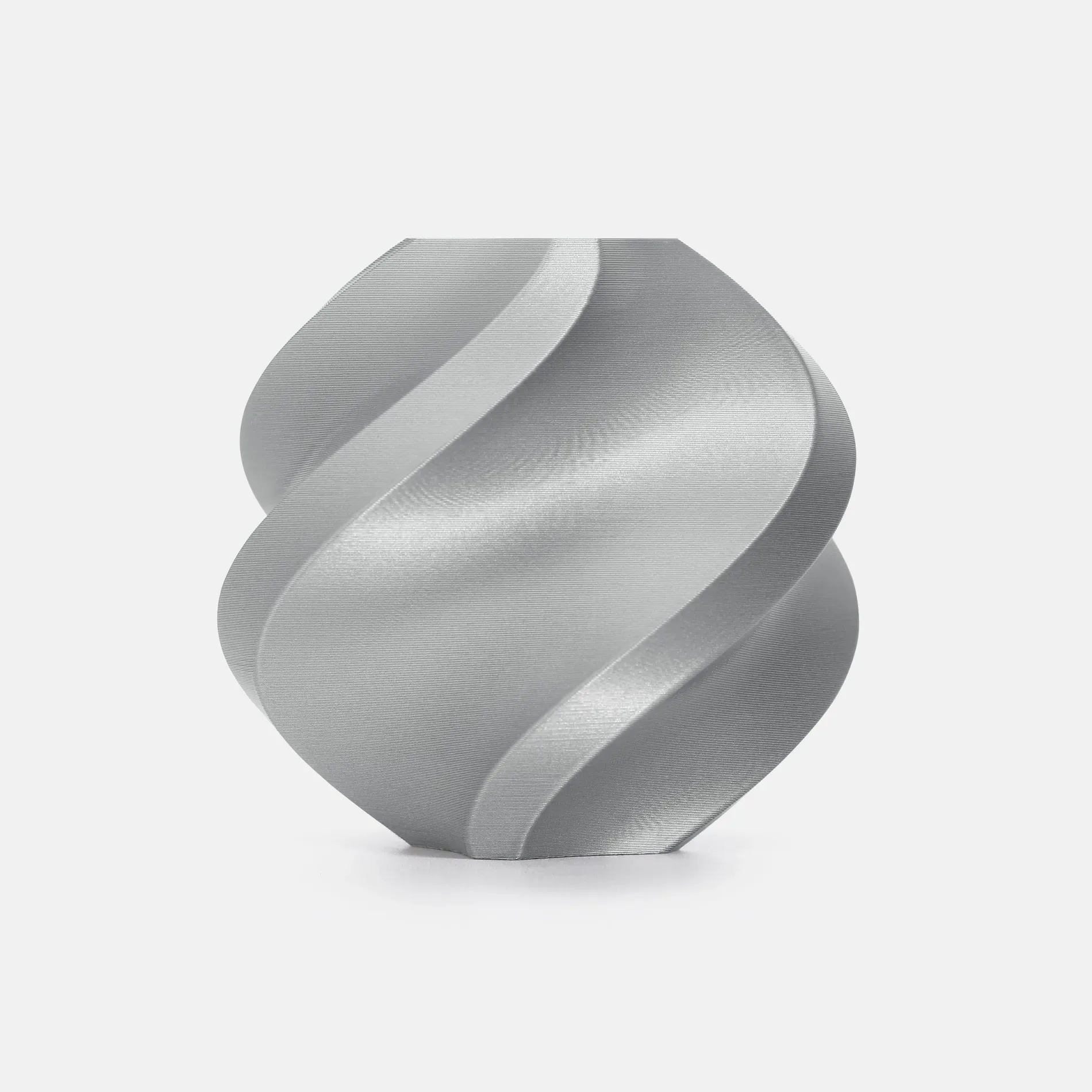 Bambu Lab PLA Basic Silver filament sample