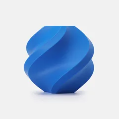 Bambu Lab PLA Basic Cobalt Blue filament sample