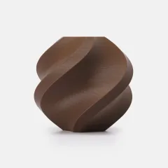 Bambu Lab PLA Basic Cocoa Brown filament sample