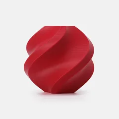 Bambu Lab PLA Basic Maroon Red filament sample