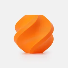 Bambu Lab PLA Basic Pumpkin Orange filament sample
