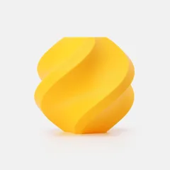 Bambu Lab PLA Basic Sunflower Yellow filament sample