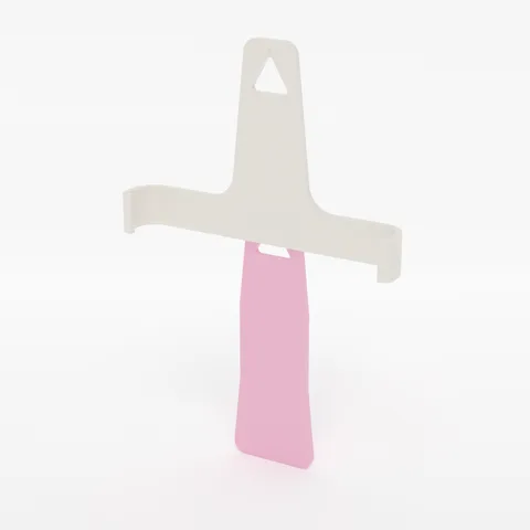 Tall handle connector, 3D render