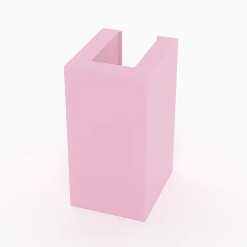 Leg clip, another angle, render