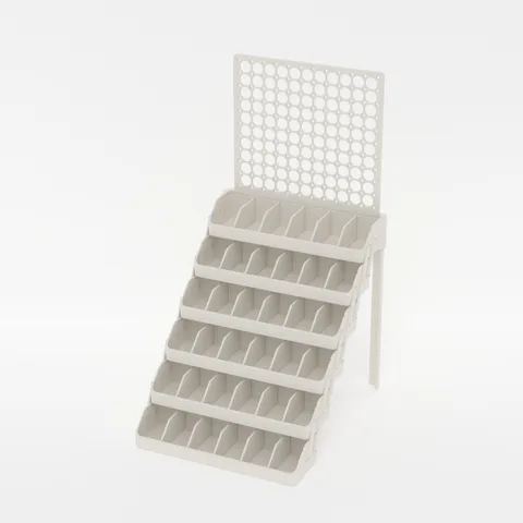 MultiBuild pegboard, Jumbo 320, 3D render