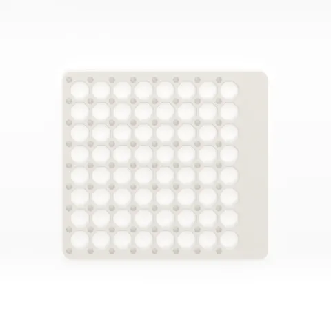 MultiBuild pegboard tile, from above, render