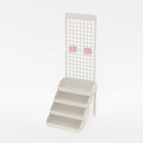 MultiBoard side-to-side clip, 3D render