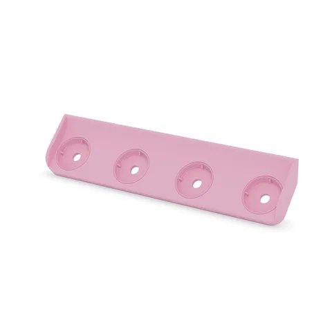 One pink CantiLover Spinner Insert Rail on its own, seat side, render