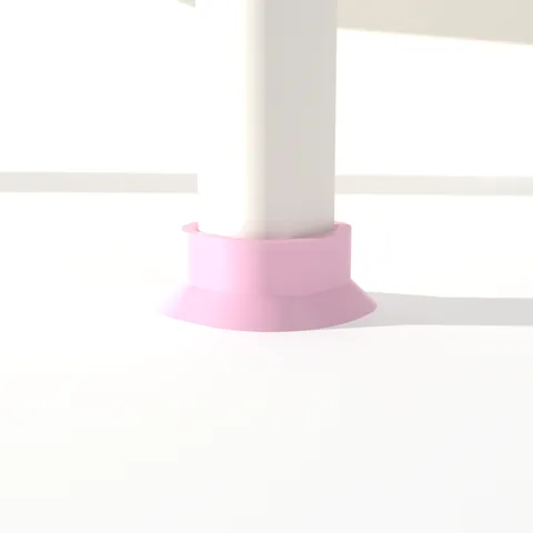 TPU post feet, up close, render