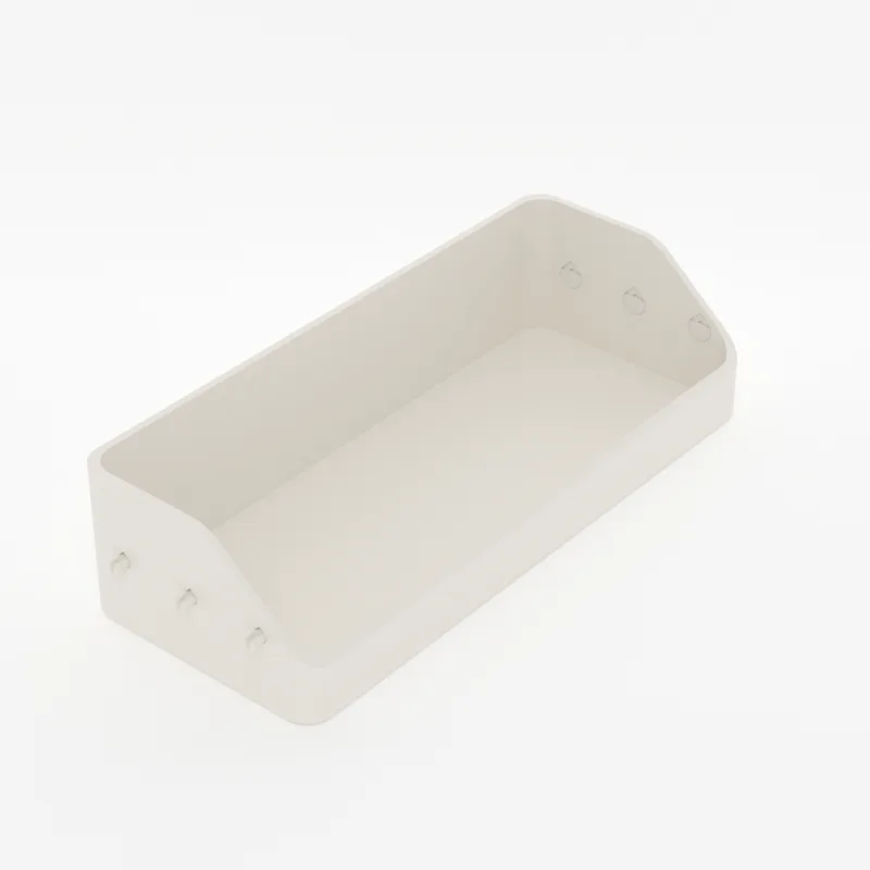 Step 2: Push the pins out from inside every tray, render
