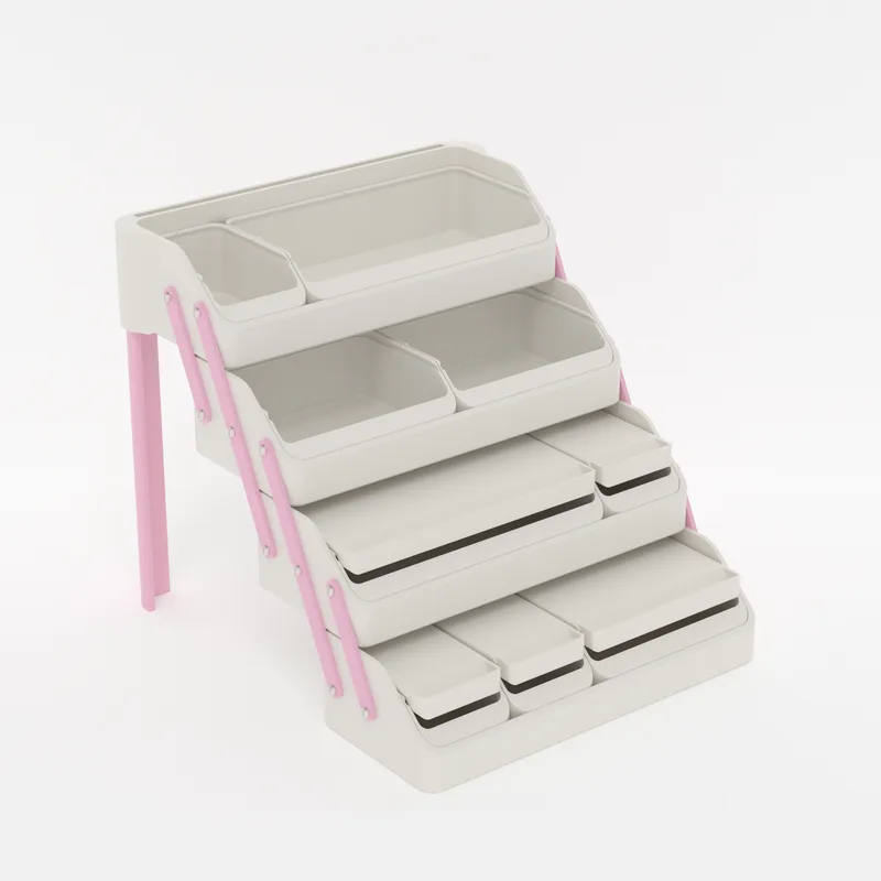 Step 8: Set the Top tray on, legs and all, render