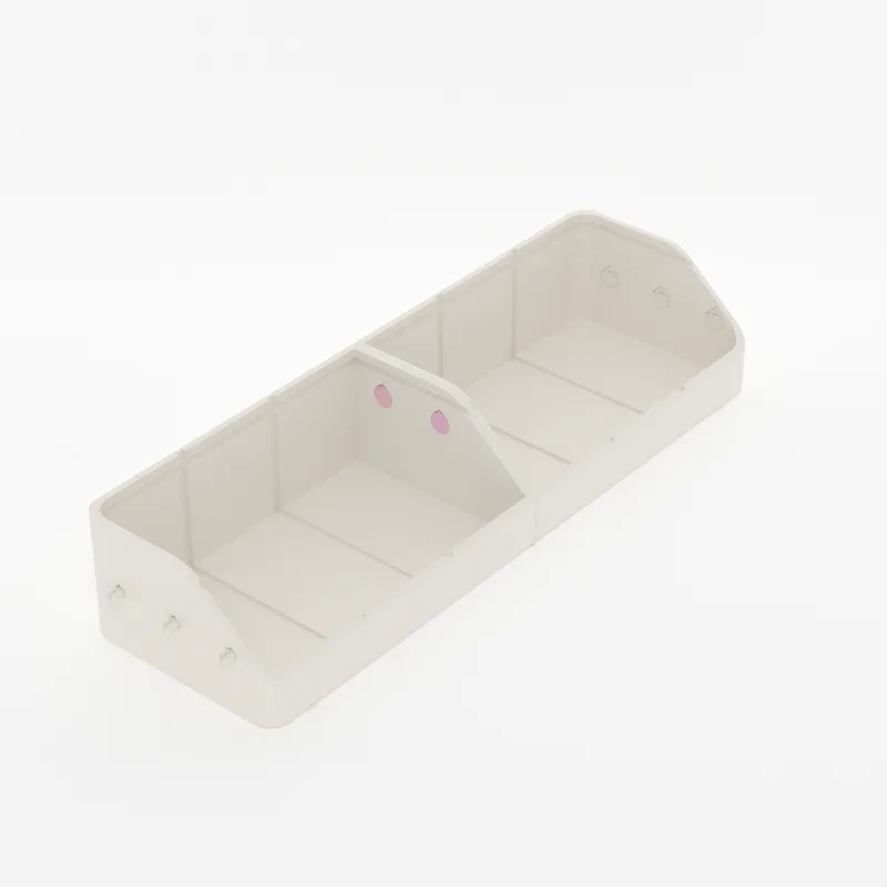 Step 4: Push the pins in from inside, render