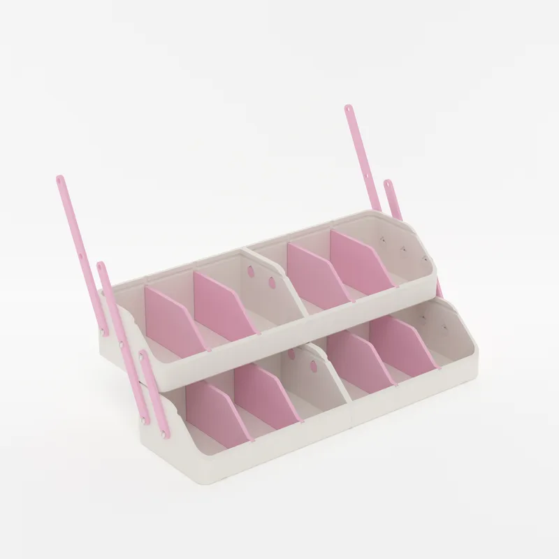Step 8: Stack the first Middle tier, render