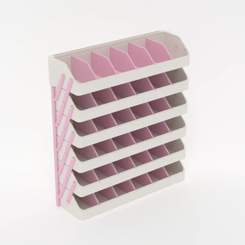 CantiLover JUMBO 6-tier stand for a 320 bed folded closed, render