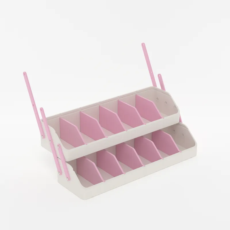 Step 6: Stack the first Middle tier, render