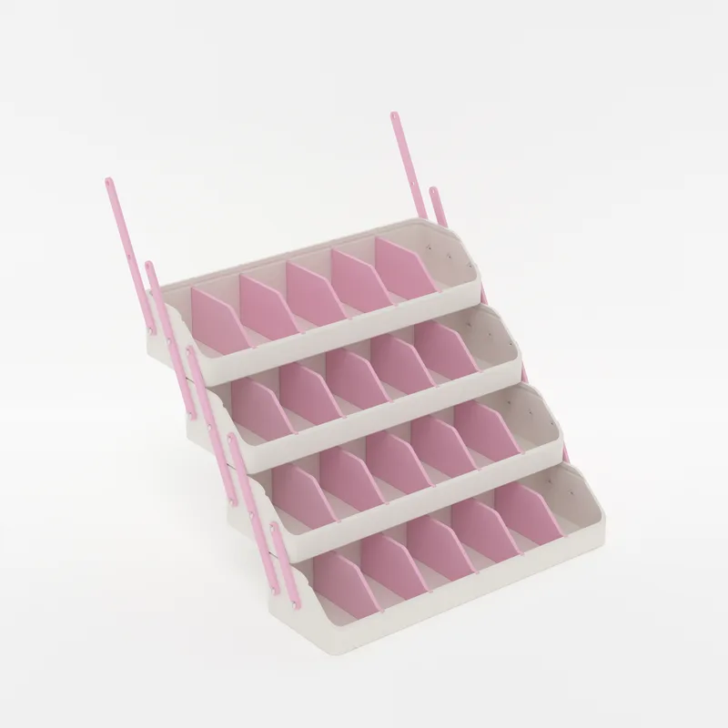 Step 8: Stack the third Middle tier, render