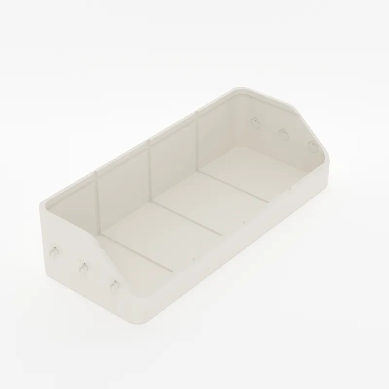 Step 2: Push the pins out from inside every tray, render