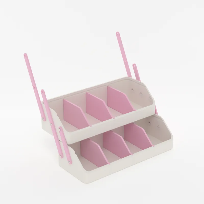 Step 6: Add the first Middle tray, render