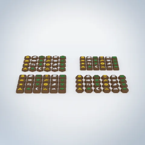 Campfire theme, the set, render