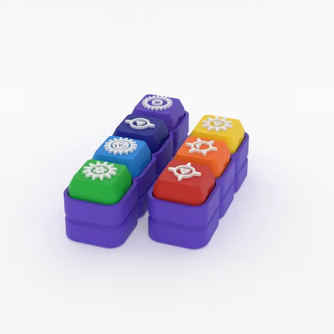 Chakra theme, 3D render