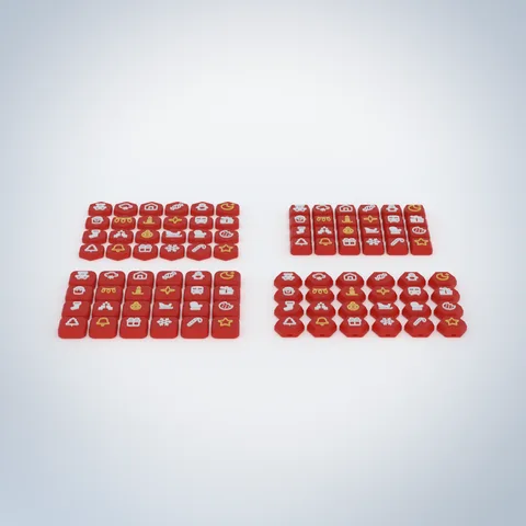 Christmas theme, the set, render