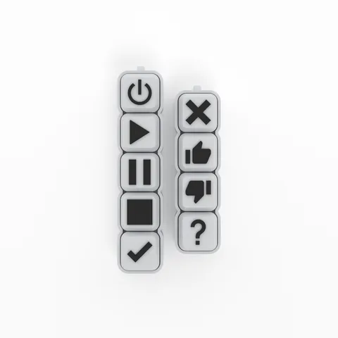 Controls cap set, from above, render