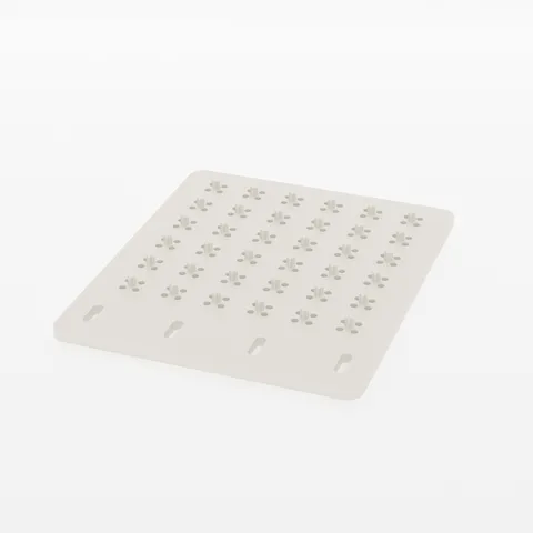 Keycap display pegboards, on a jumbo 180, render