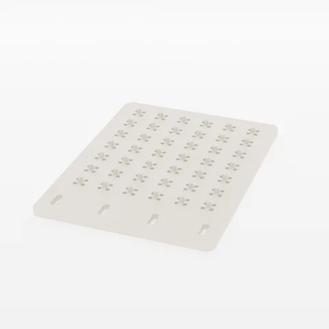 Keycap display pegboards, on a jumbo 256, render