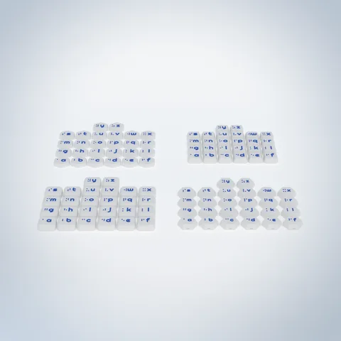 Braille font pack, the set, render