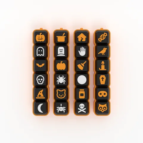 Halloween theme, from above, render