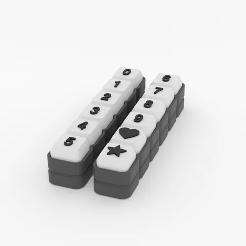 Name bar extras, 3D render