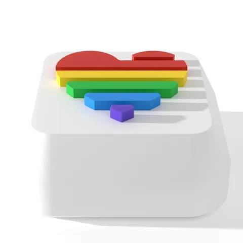 Pride theme, up close, render