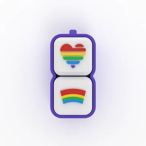 Pride theme, from above, render