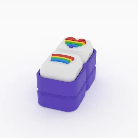 Pride theme, 3D render