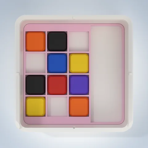 Sari-Sari divider set, from above, render